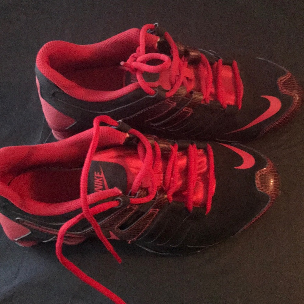 Nike shocks.